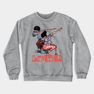 Front and Back Gemini BG Crewneck Sweatshirt